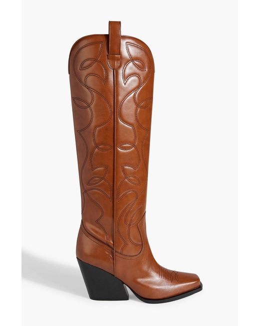 Stella McCartney Brown Cowboy Boots