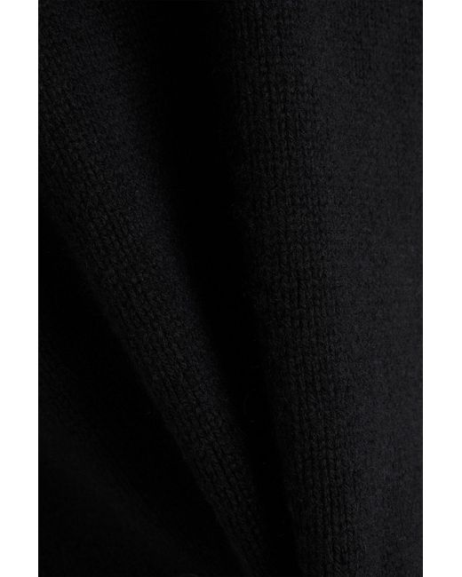 Jil Sander Black Cashmere-Blend Sweater
