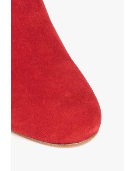 Red(v) Red Ankle boots aus veloursleder