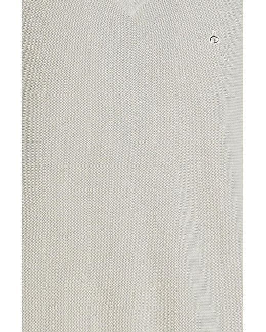 Rag & Bone White Winslow Cotton Vest for men