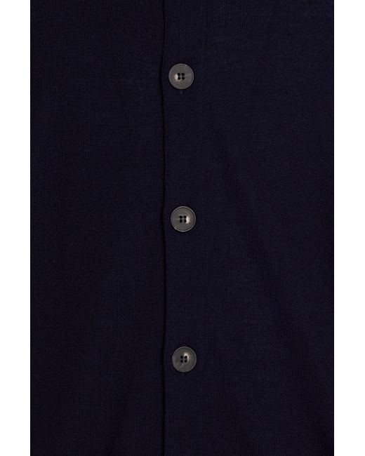 A.P.C. Blue Wool Cardigan for men