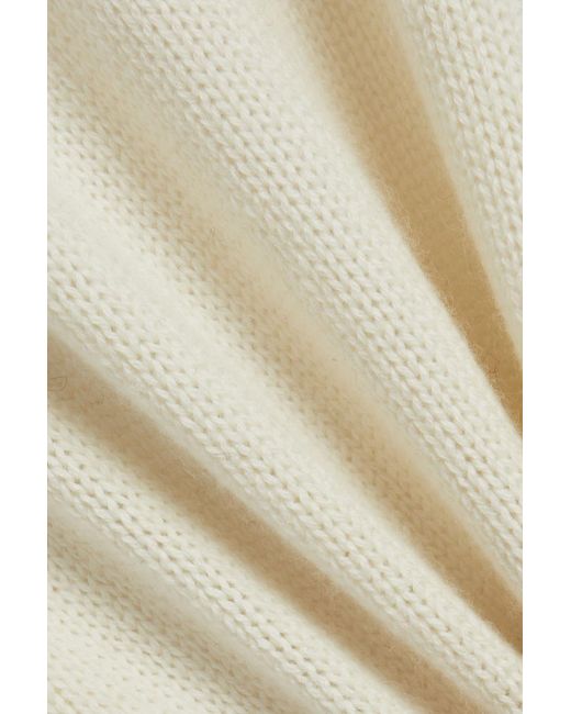 Loulou de Saison White Wool And Cashmere-blend Sweater