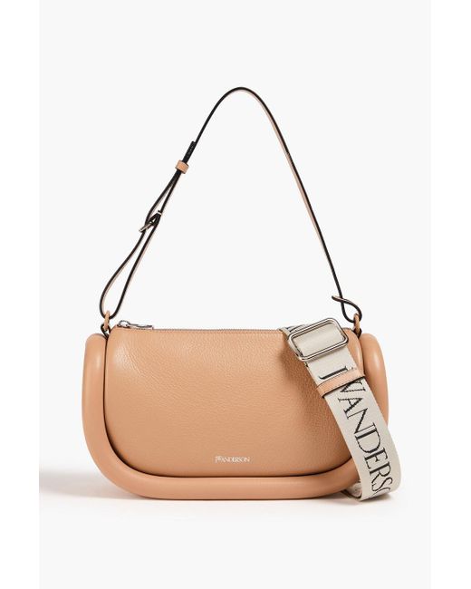 J.W. Anderson Natural The bumper schultertasche aus narbenleder