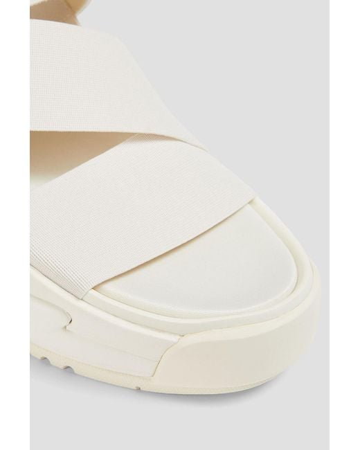 Y-3 Rivalry slingback-sandalen aus ripsband mit plateau in White für Herren