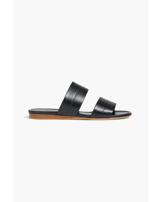 Gabriela Hearst Black Lora Leather Sandals