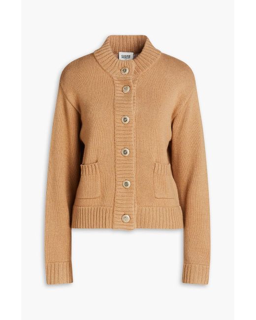 Claudie Pierlot Natural Knitted Cardigan