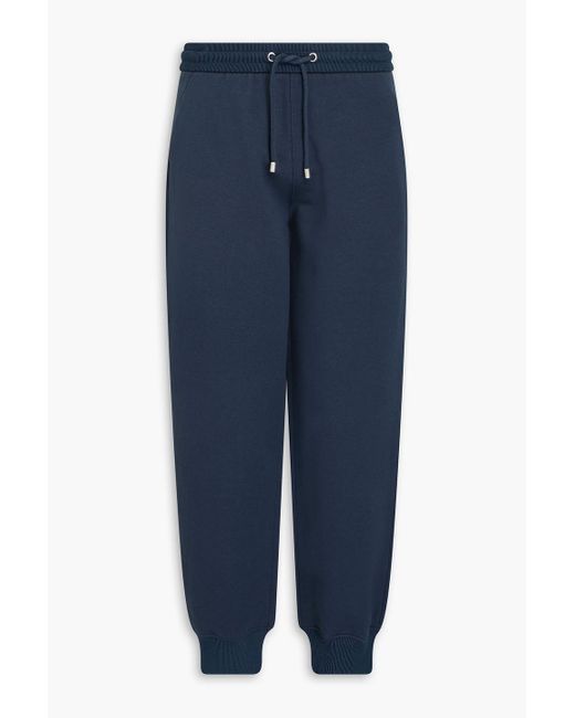 Giorgio Armani Sweatpants aus fleece aus einer baumwoll-kaschmirmischung mit schmal zulaufendem bein in Blue für Herren