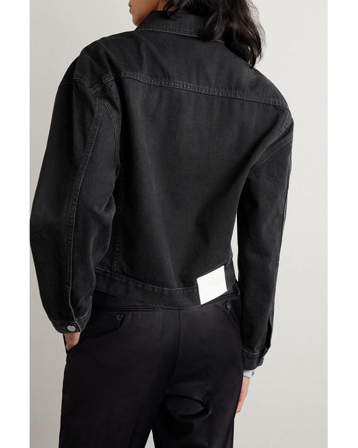 Veronica Beard Black Dave Denim Jacket