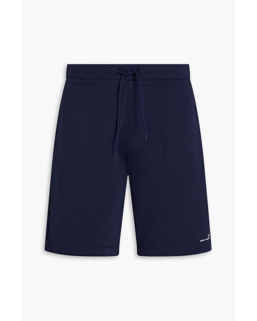 A.P.C. Coed shorts aus baumwoll-jersey mit tunnelzug und print in Blue für Herren