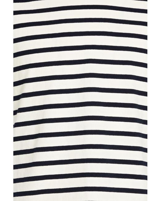 Rag & Bone Gray Striped Cotton-jersey T-shirt for men