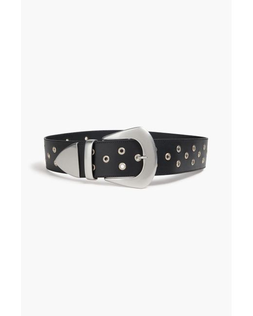 IRO Black Copley Leather Belt