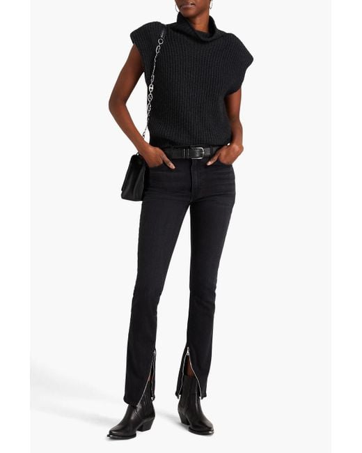 GRLFRND Black Karla Mid-rise Skinny Jeans