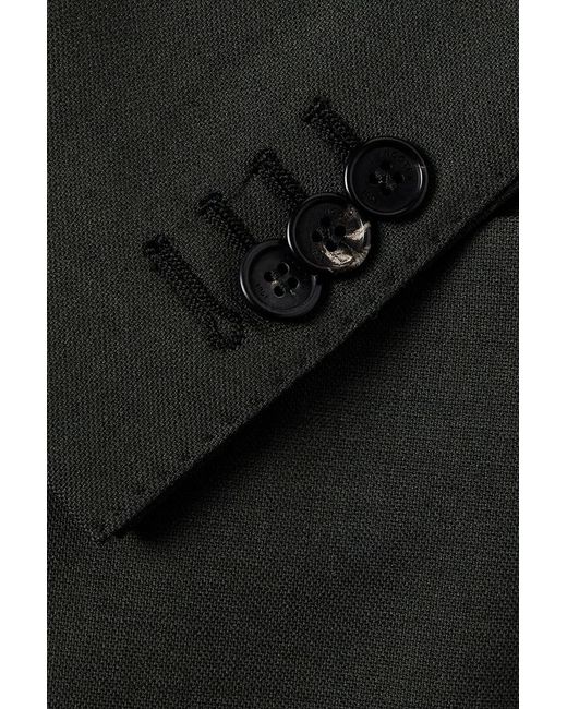 Slowear Black Slim-Fit Wool-Blend Suit Jacket for men
