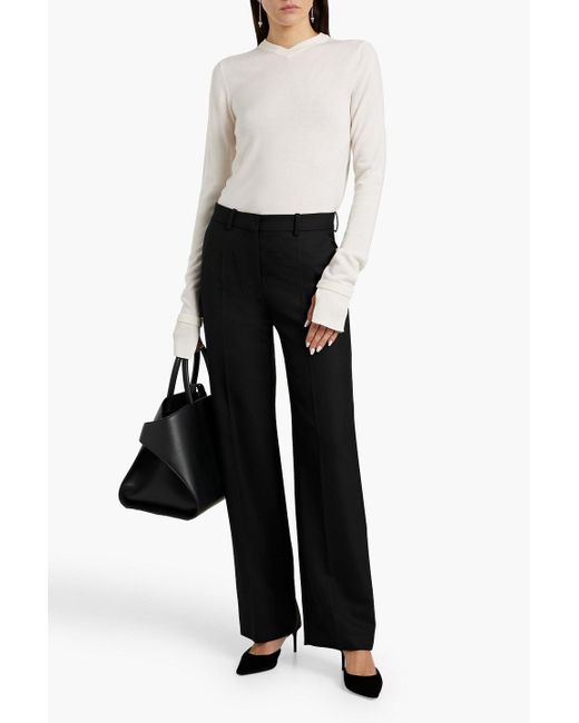 Totême White Wool Sweater