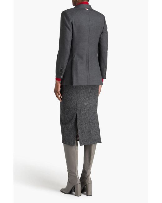 Thom Browne Black Wool Blazer