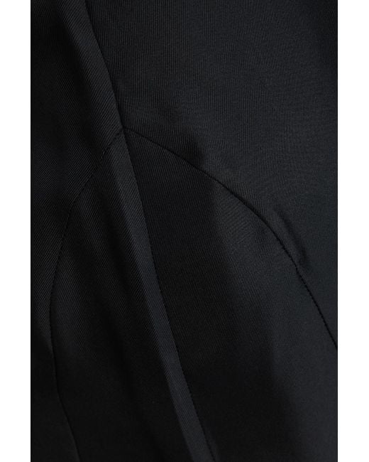 Loulou de Saison Black Dalupiri Silk-twill Maxi Skirt