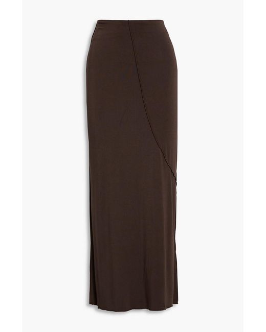 The Line By K Brown Vana Micro Modal-blend Jersey Maxi Skirt