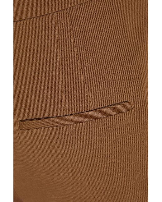 Vince Brown Shorts aus faille aus einer baumwollmischung