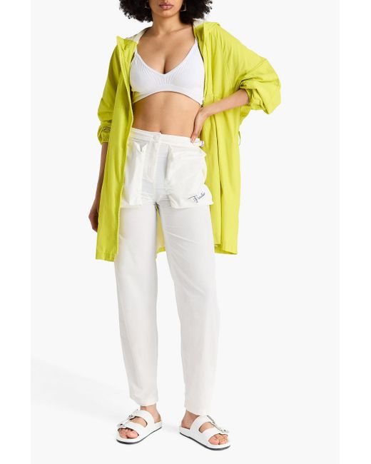 Emilio Pucci White Shell Track Pants