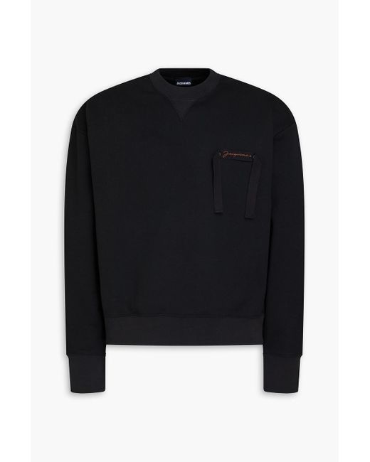 Jacquemus Black Fleece Sweatshirt for men