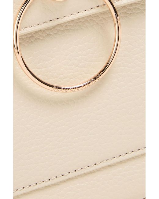 Claudie Pierlot Natural Pebbled-leather Tote