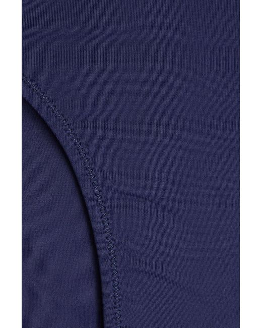 Melissa Odabash Blue Calabria Low-Rise Bikini Briefs