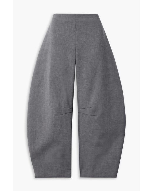 A.W.A.K.E. MODE Gray Karottenhose aus webstoff