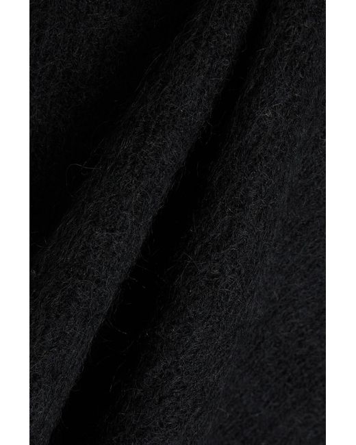 By Malene Birger Black Dipoma Brushed Knitted Sweater