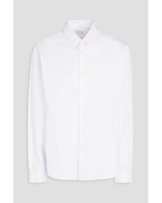 Sandro White Cotton-poplin Shirt for men