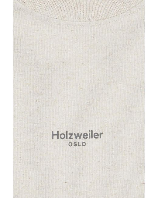 Holzweiler White Logo-print Jersey T-shirt