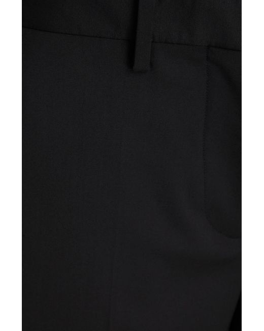 Helmut Lang Black Wool Shorts