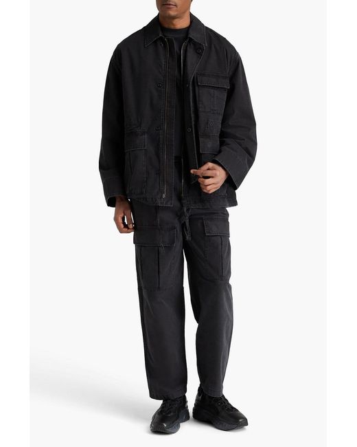 Acne Black Cotton-Ripstop Jacket for men