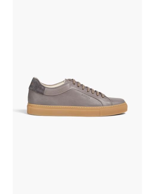 Paul Smith Gray Banf Leather Sneakers for men