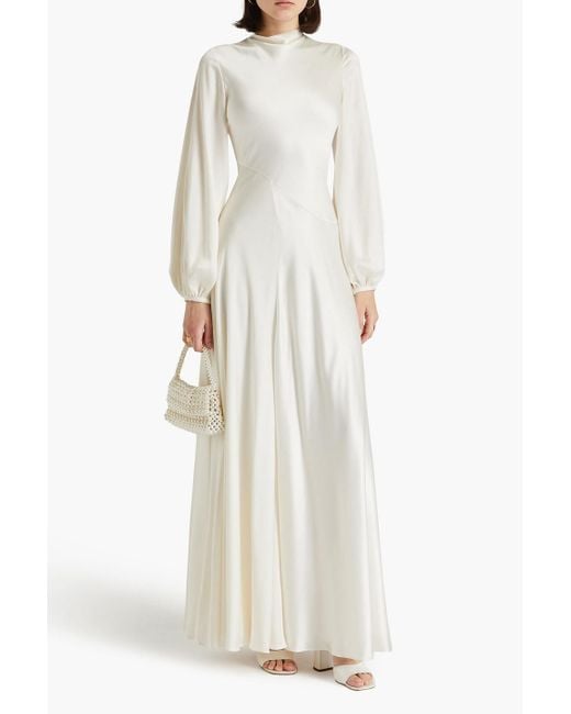 Roksanda White Silk-satin Crepe Bridal Gown