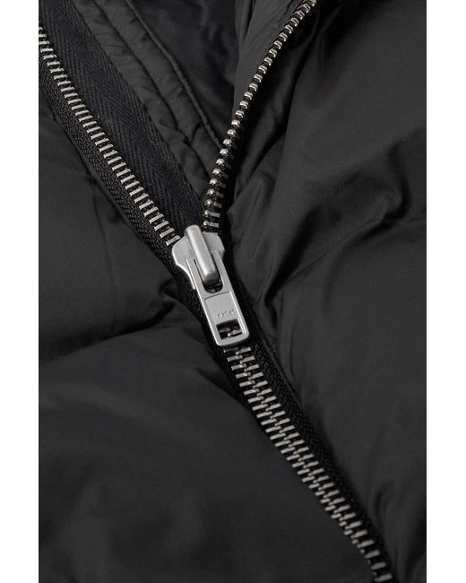 Entire studios Black Pillow Cropped Quilted Shell Down Bomber Jacket for men