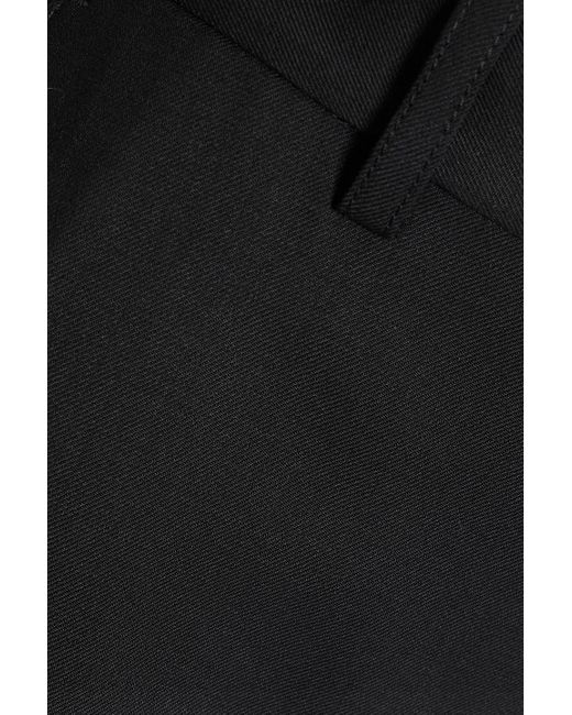 Theory Black Wool-blend Skirt