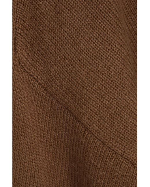 Loulou de Saison Brown Stintin Wool And Cashmere-blend Turtleneck Sweater