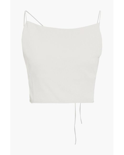 IRO Multicolor Lune Cropped Tie-back Crepe Camisole