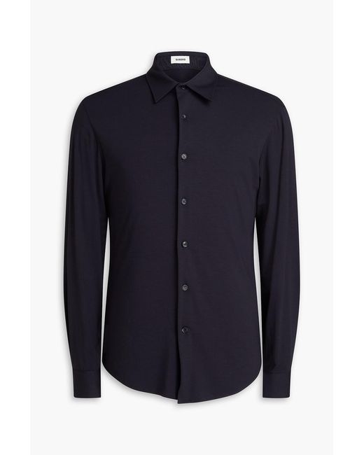 Sandro Blue Jersey Shirt for men