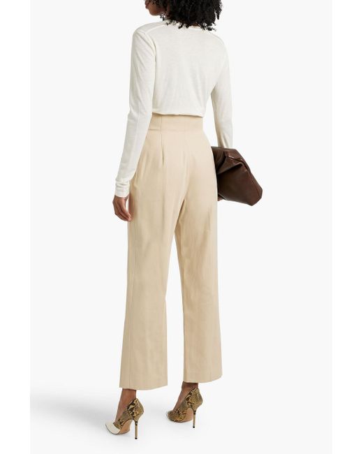 Another Tomorrow White Lyocell-Jersey Top