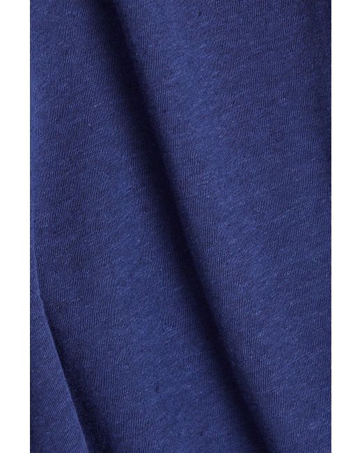 Frescobol Carioca Poloshirt aus jersey aus einer baumwoll-leinenmischung in Blue für Herren