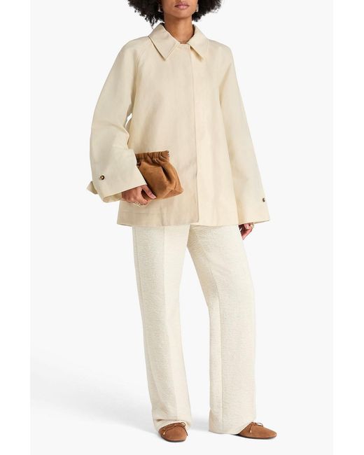 Loulou de Saison Natural Lavo Cotton-Gabardine Trench Coat