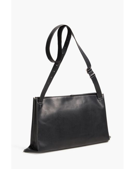 Jil Sander Black Leather Shoulder Bag