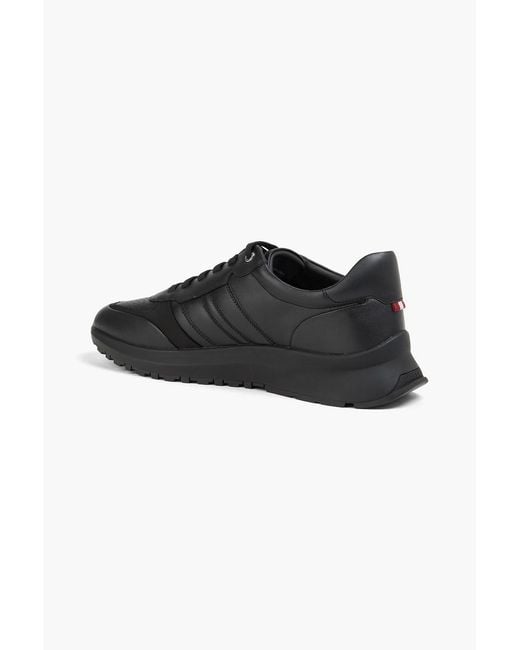 Bally Black Dessye Leather Sneakers for men