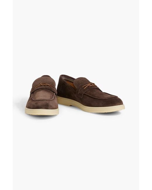 Paul Smith Brown Moltacini Suede Loafers for men