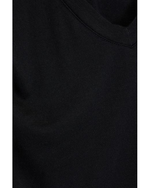 James Perse Black Oberteil aus jersey aus einer TM-mischung