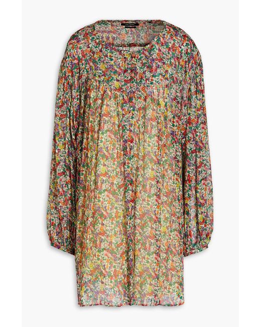 Isabel Marant Multicolor Orion Floral-print Silk-georgette Mini Dress