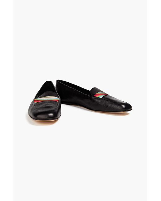 Paul Smith Dionne Textured-leather Loafers in Black | Lyst Australia