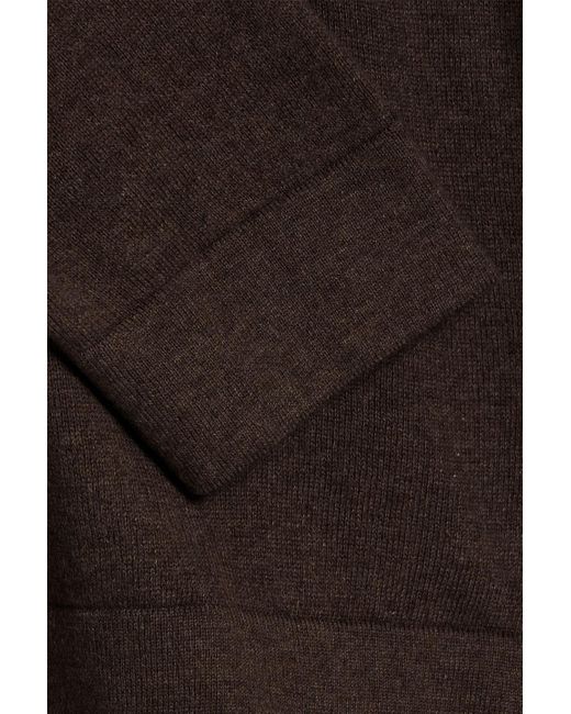 Frescobol Carioca Brown Aurelio Cotton And Wool-blend Polo Sweater for men