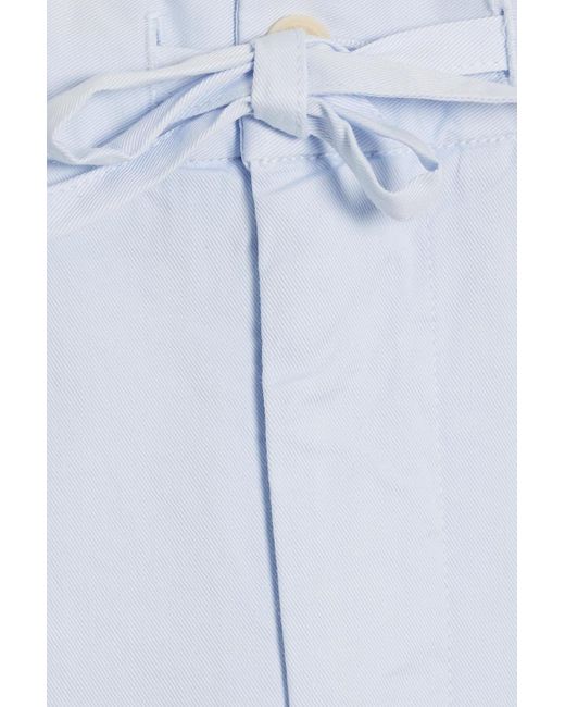 Frescobol Carioca Sergio shorts aus twill aus einer baumwollmischung mit tunnelzug in White für Herren